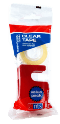 Clear Tape Flow Wrap Pack